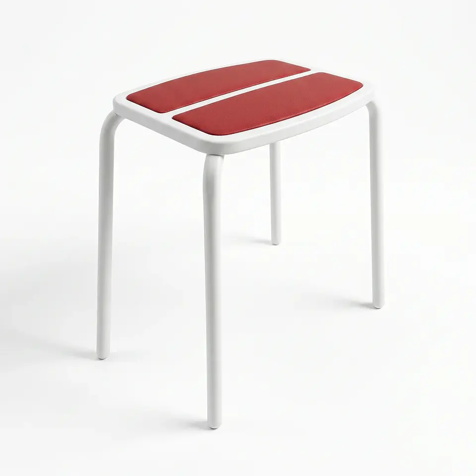 Piso Titán Blanco/Rojo 1