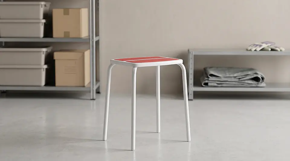 Piso Titán Blanco/Rojo 2