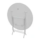 Mesa Plegable Redonda 1Mt Blanca - Miniatura 3