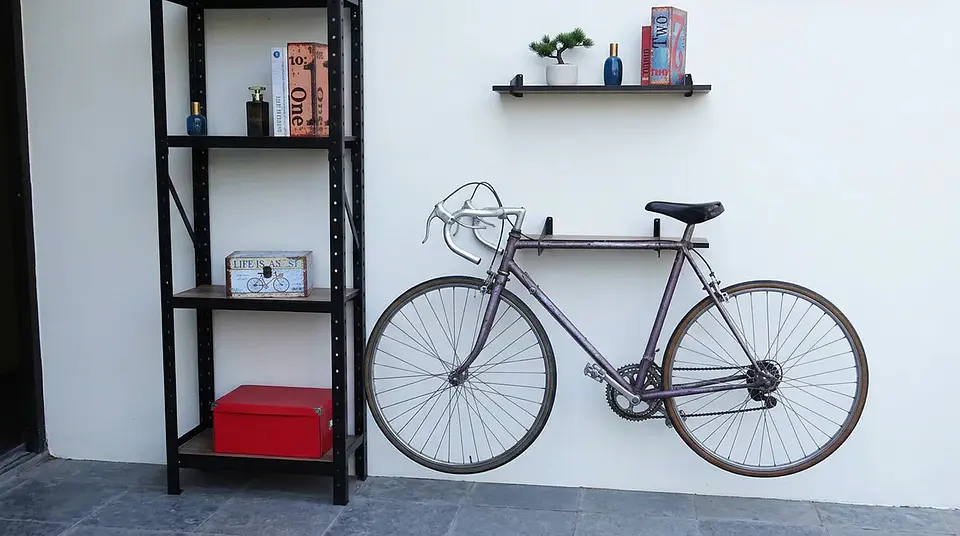 Repisa con Soporte Bicicletero Industrial 2