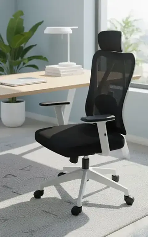Silla Ergonómica Modelo Cx-826-1 (Blanco)