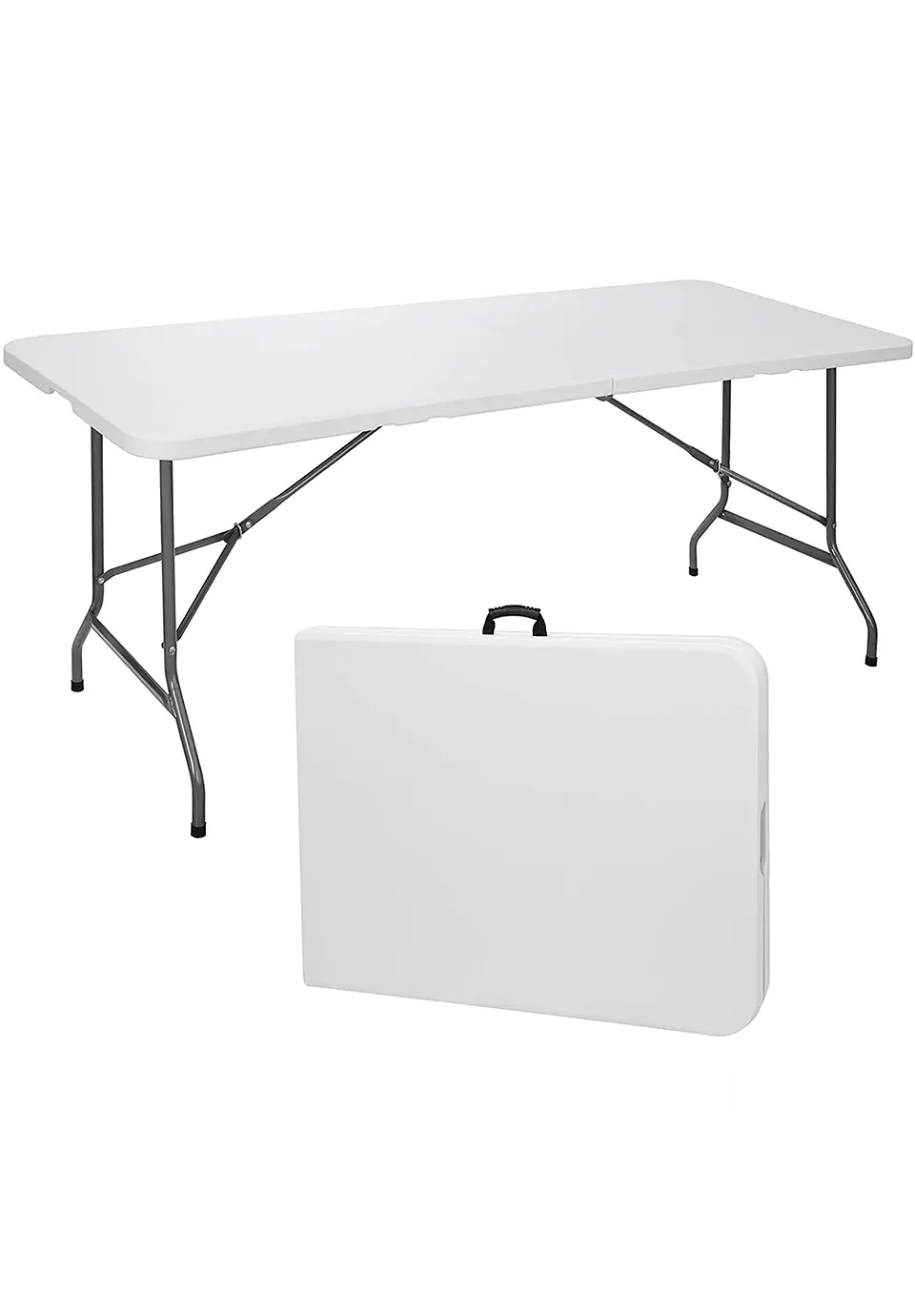 Mesa Plegable Blanca 180Cm 2