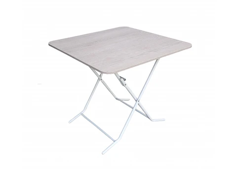 Mesa Plegable 83x83 Melamina Provenza