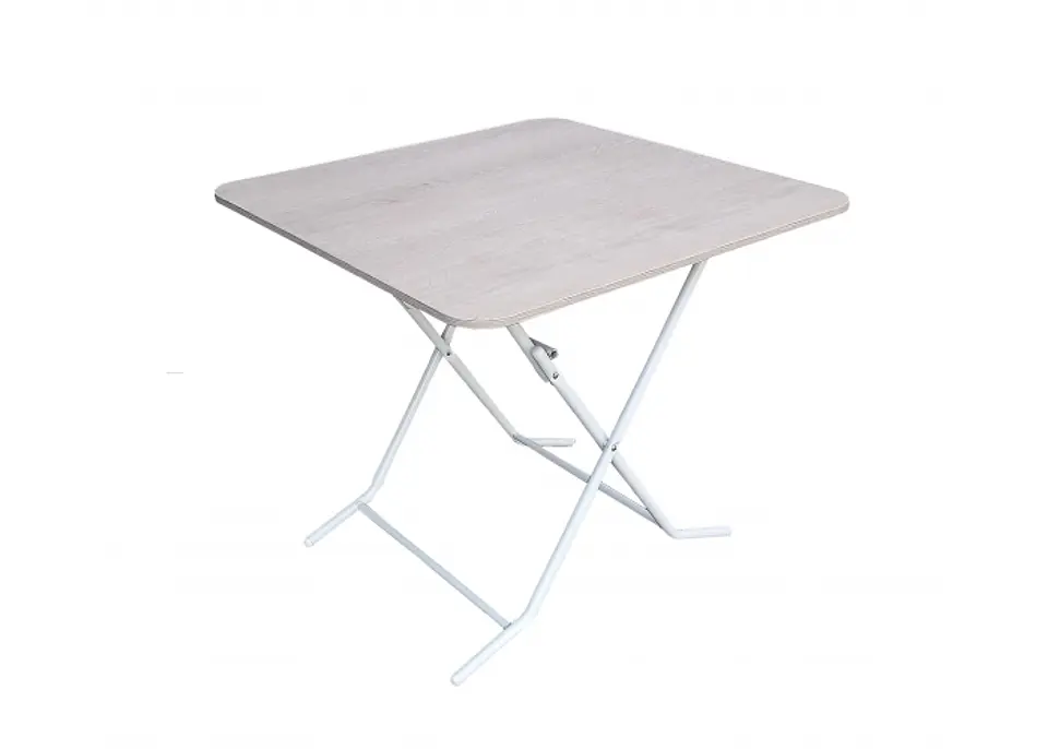 Mesa Plegable 83x83 Melamina Provenza 1