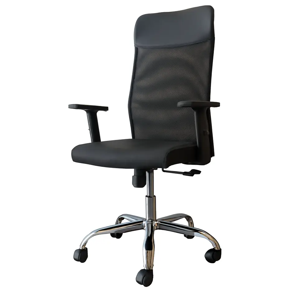 Silla CRO56 Asiento PU Respaldo Malla y PU 1