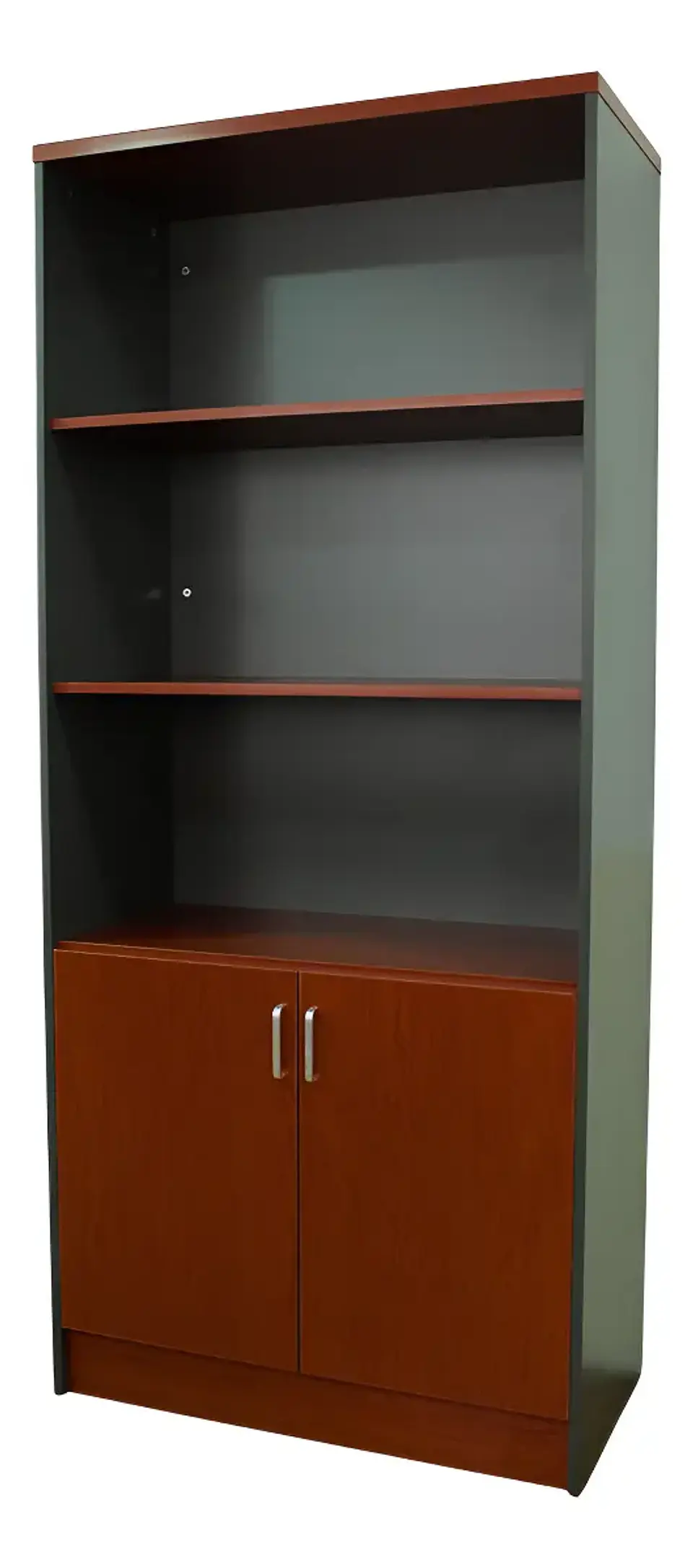 Gabinete O Archivador, 5 Niveles, Con Llave, 180X80X40, Color Cerezo 2