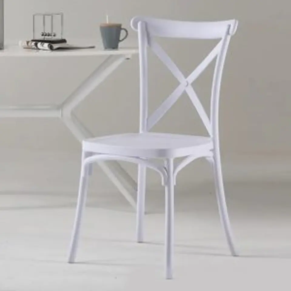 Silla Danubio Crossback Blanca 1