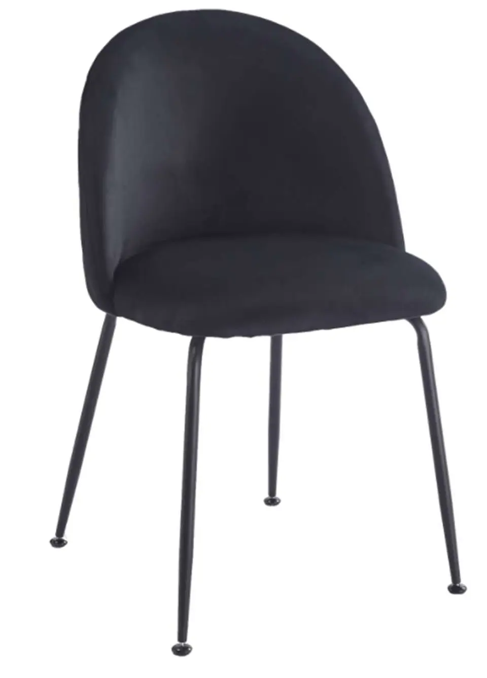 Silla Luxury FelpaPata Negra 1