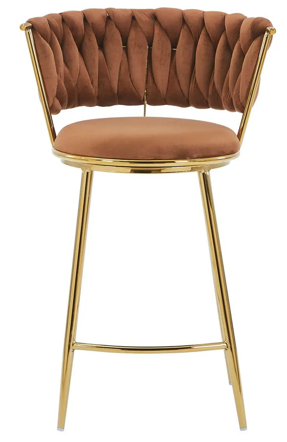 Taburete Bar Queen FijoPata Gold 1