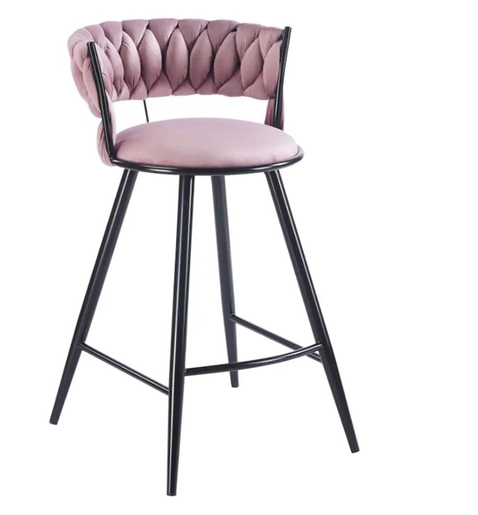 Taburete Bar Queen FijoPata Negra 1