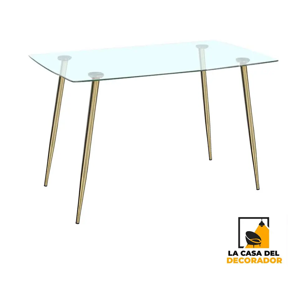 Mesa LYONRectangularT-022Vidrio 10mm.130x 1