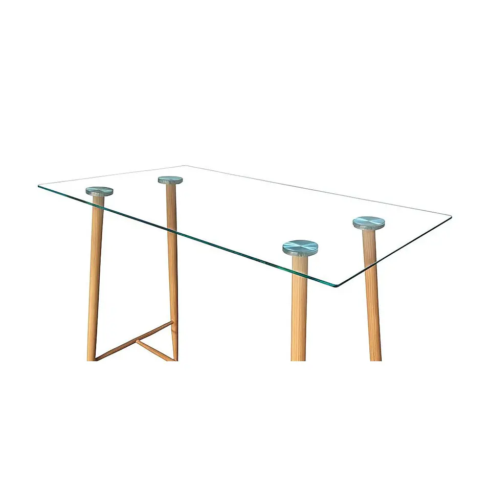 Mesa LYON BAR Rectangular Vidrio Medidas120x60X105cm 1