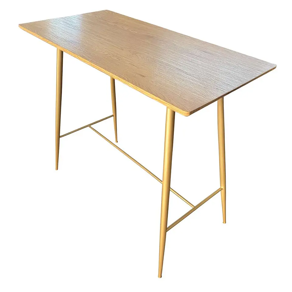 Mesa LYON BARRectangularMDF Medidas120x60X105cm. 1