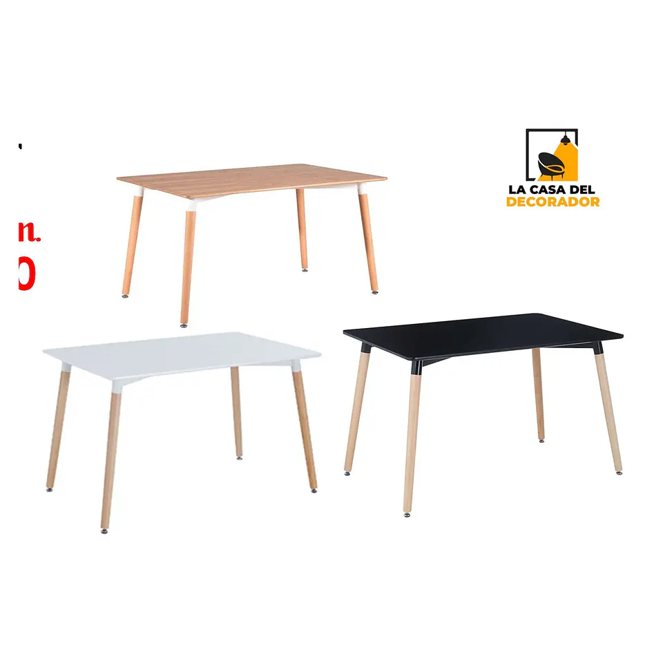 Mesa MDF T Medidas: 130x80cm 1