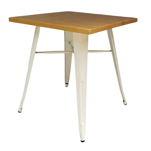 Mesa TolixBlancaBase Madera