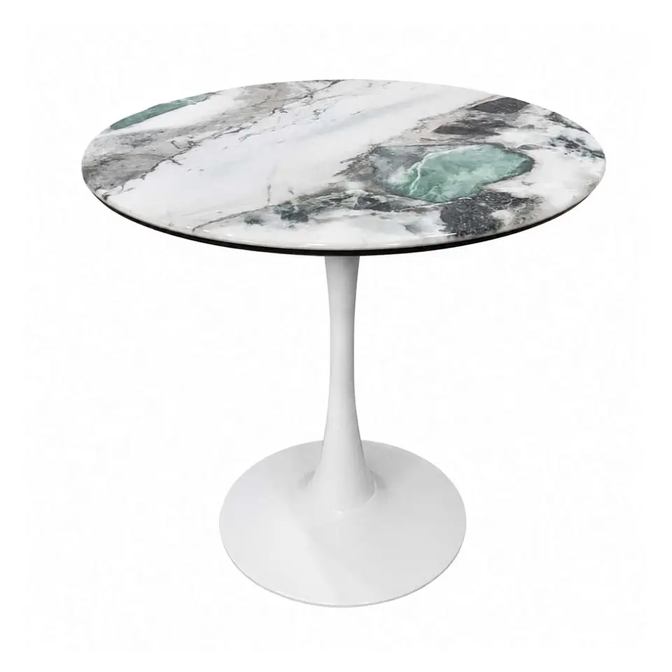 Mesa Tulip Stone MatizadoBlanca 1