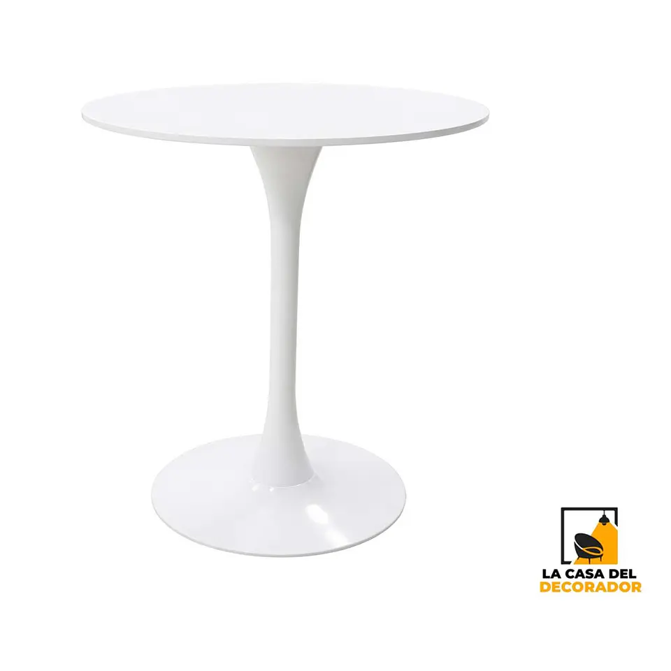 Mesa Tulip Bar MDFBlanca70x105CM 1