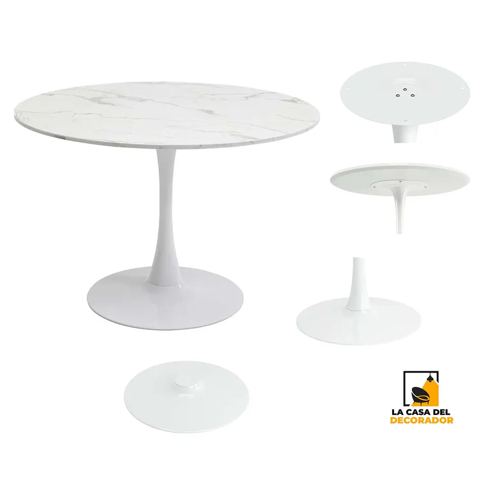 Mesa TulipCX-T1007Quarzo Blanca 1