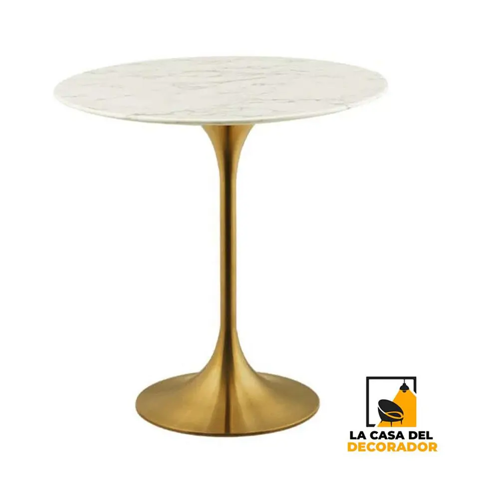 Mesa Tulip Gold MármolCX-T1008GBlanca 1
