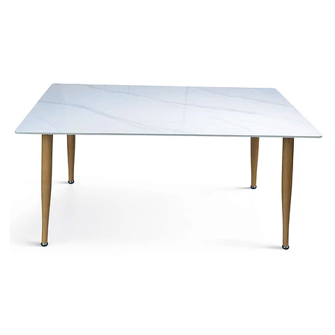 Mesa RectangularCX-W1701Mármol Blanca
