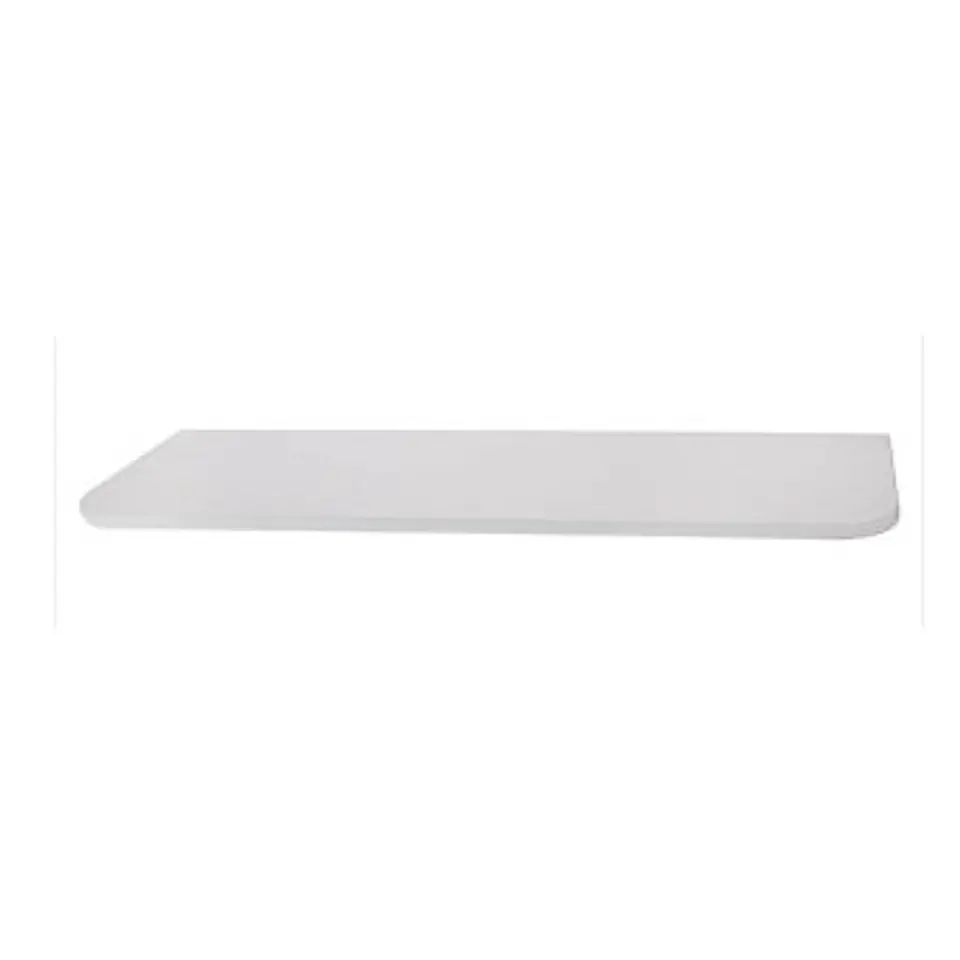 Repisa Blanca 25x80 Canto Blanco 1