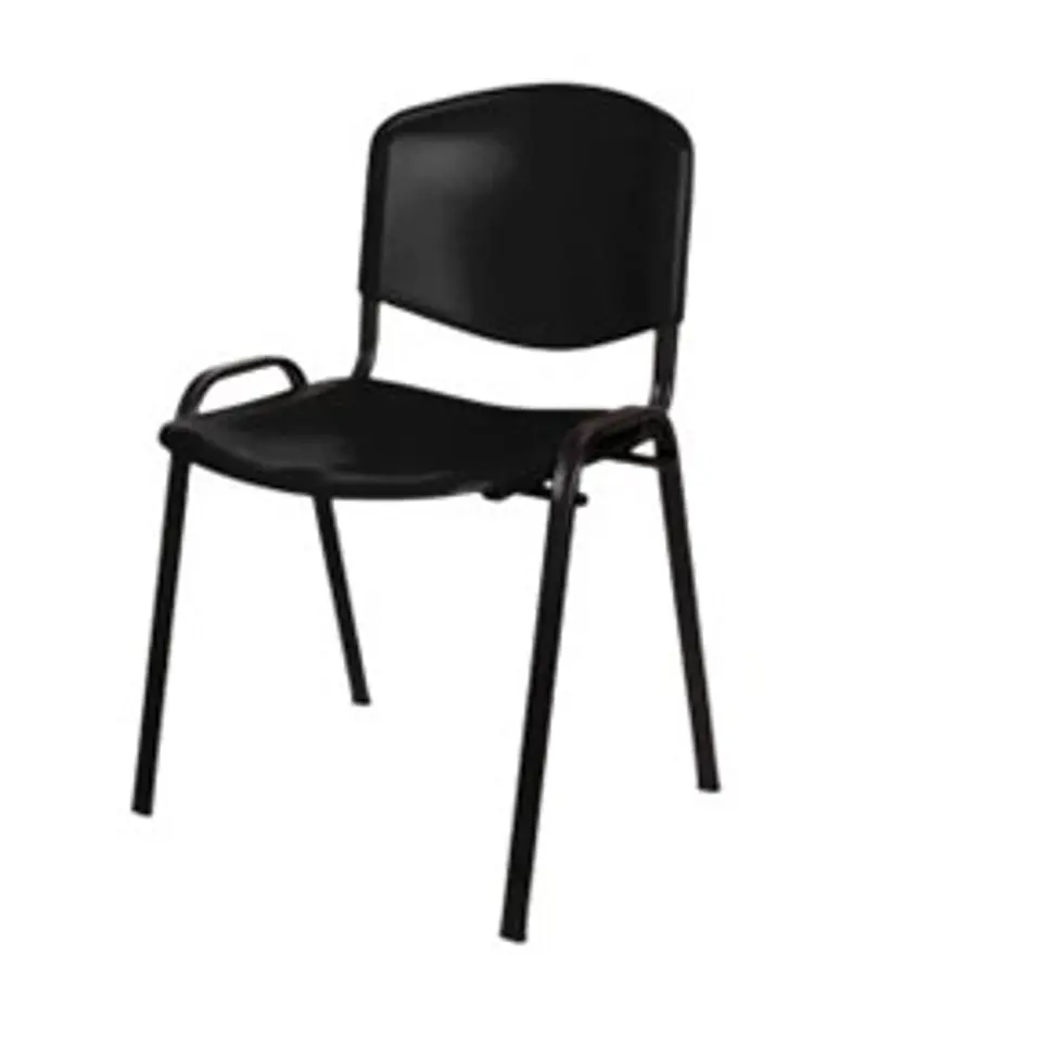 Silla de Visita Iso PP Negro 1