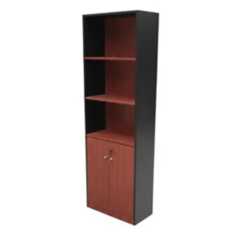 Librero 2 Puertas Ul-Bookshelf-860 Cerezo 1
