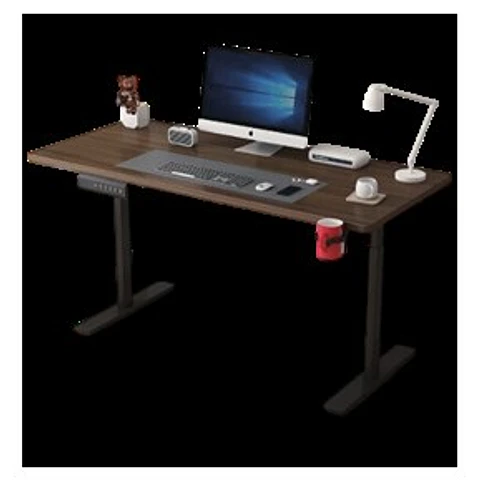 Escritorio Eléctrico Ajustable Café