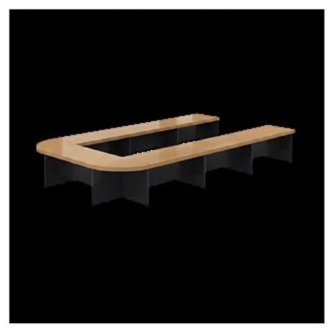 Mesa De Conferencias En Forma "U" 360X120X75 Cm Ul-25Ju0049