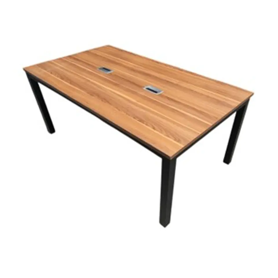 Mesa De Reunión Con Pasacables Integrado 360X120X75Cm Ul-25Ju0058-3600-2087 1