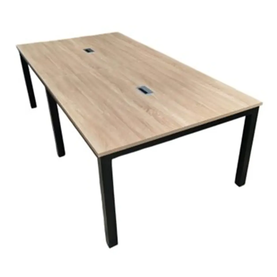 Mesa De Reunión Con Pasacables Integrado 360X120X75Cm Ul-25Ju0058-3600-Hsp 1