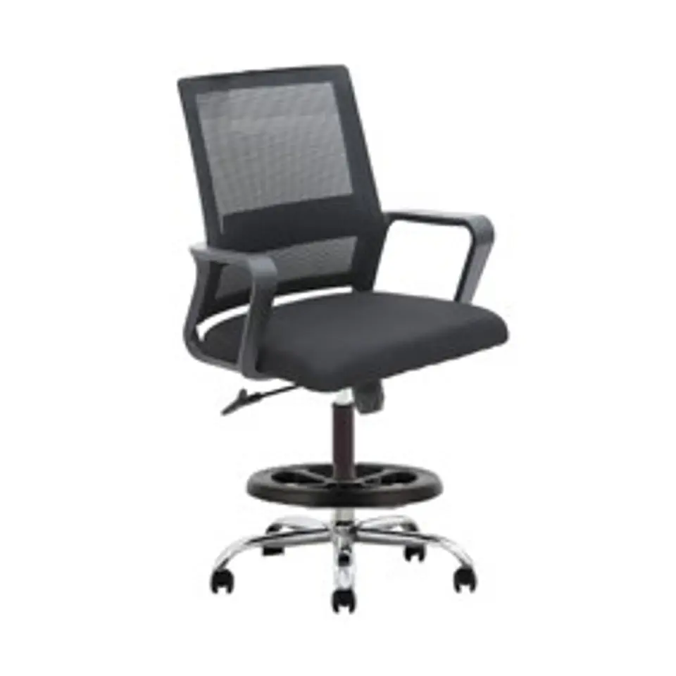 Silla Miami Brazo Fijo Cajero Aro Pvc 1