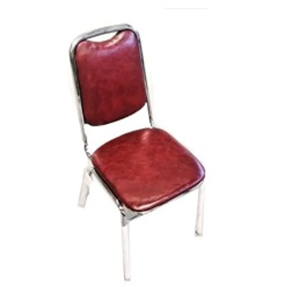 Silla Auditorio Cromada Café 1