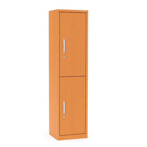 Locker - Madera 1 Cuerpo 2 Puertas Interior Con Ganchos 30X40 Fondox192 Cm
