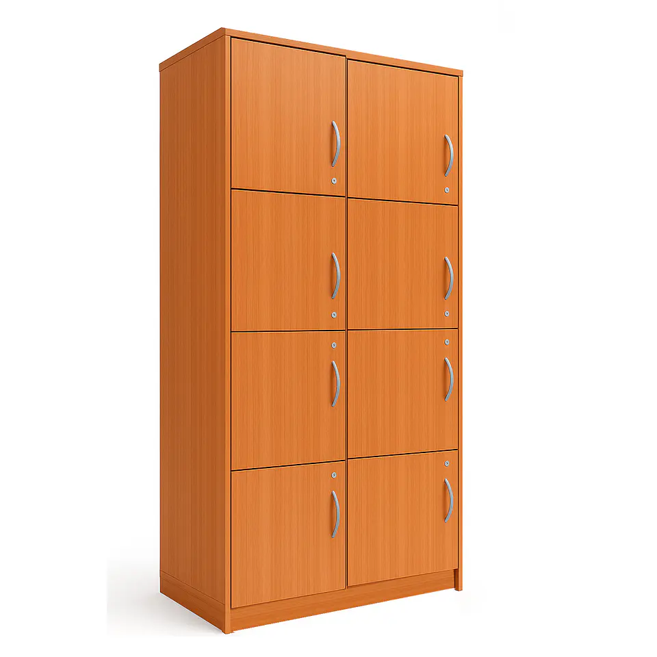 Locker Madera 2C 8P Alto 170 Cm X Ancho 57 Cm X Fondo 45 Cm 1