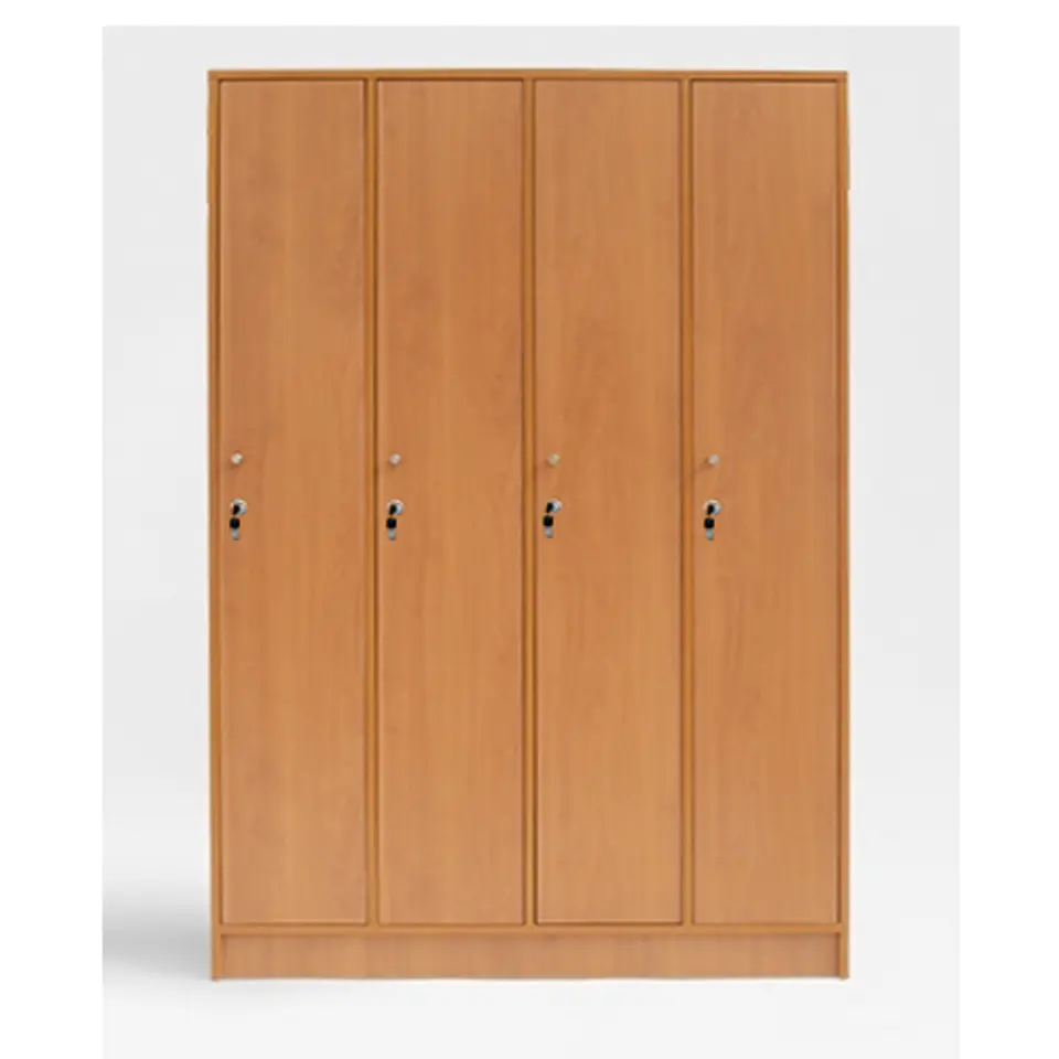 Locker Madera 4C 4P Alto 170 Cm X Ancho 110 Cm X Fondo 45 Cm 1