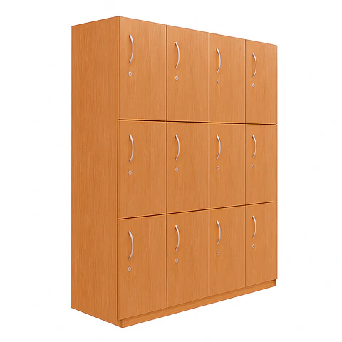 Locker Mad. 4C 12 Casilleros 120X40X192 Cm