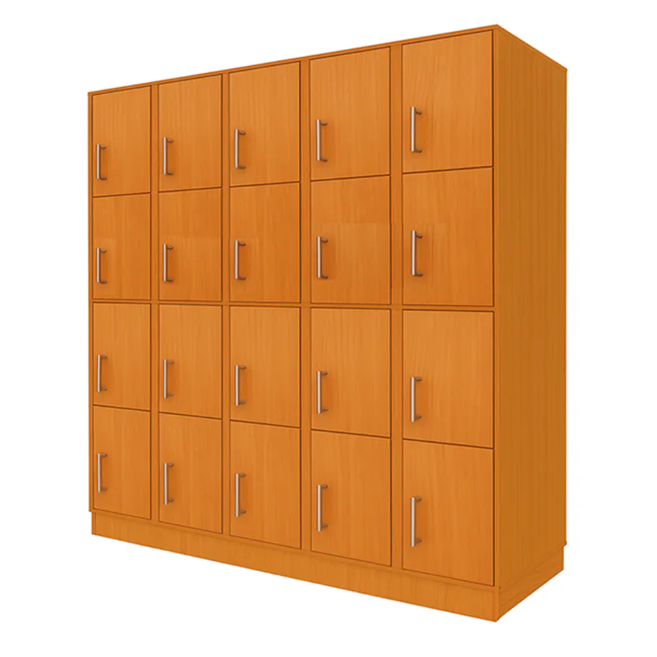 Locker Madera 4C 20P Alto 170 Cm X Ancho 140 Cm X Fondo 45 Cm 1