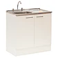 Kit Lavaplatos 80cm Blanco Izquierdo - Miniatura 1