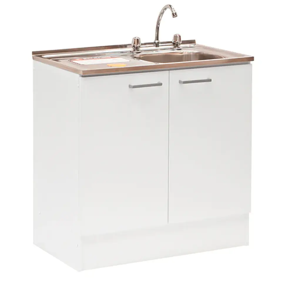 Kit Lavaplatos 80cm Blanco Izquierdo 2