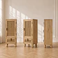 MUEBLE DE MADERA HAYA CON RATAN NATURAL - Miniatura 2