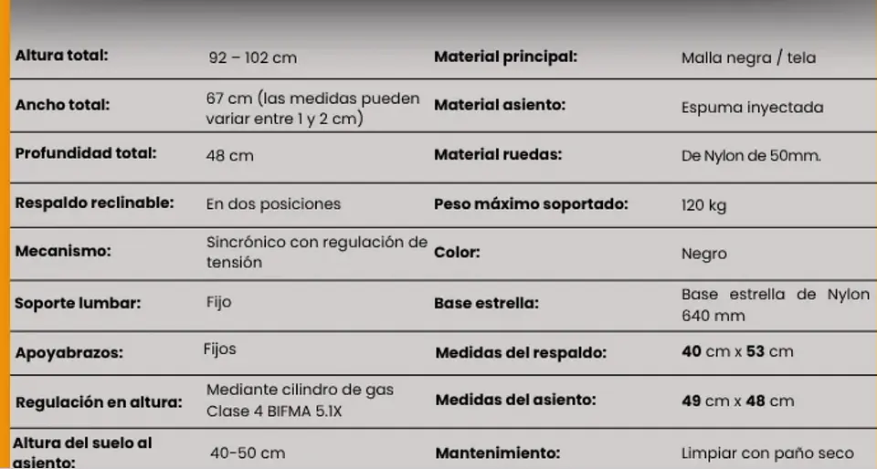 Silla De Oficina Brazos Regulables 2014 3