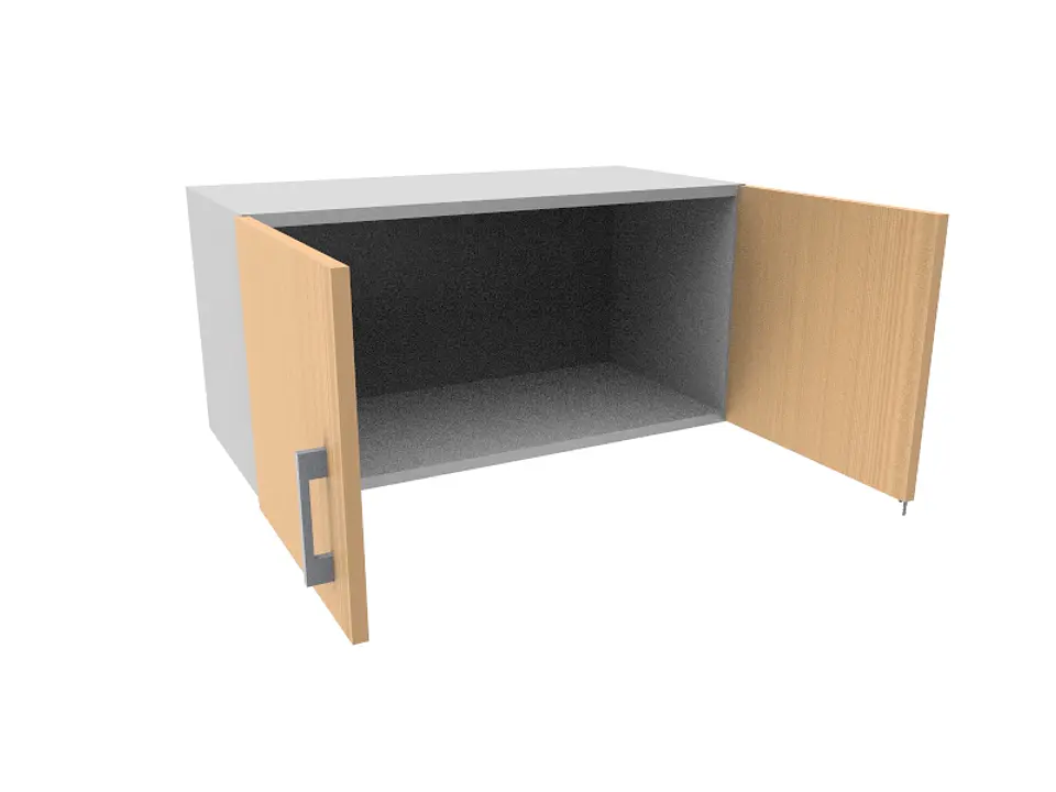 Gabinete Colgante Puertas Abatibles 74x35x40 2