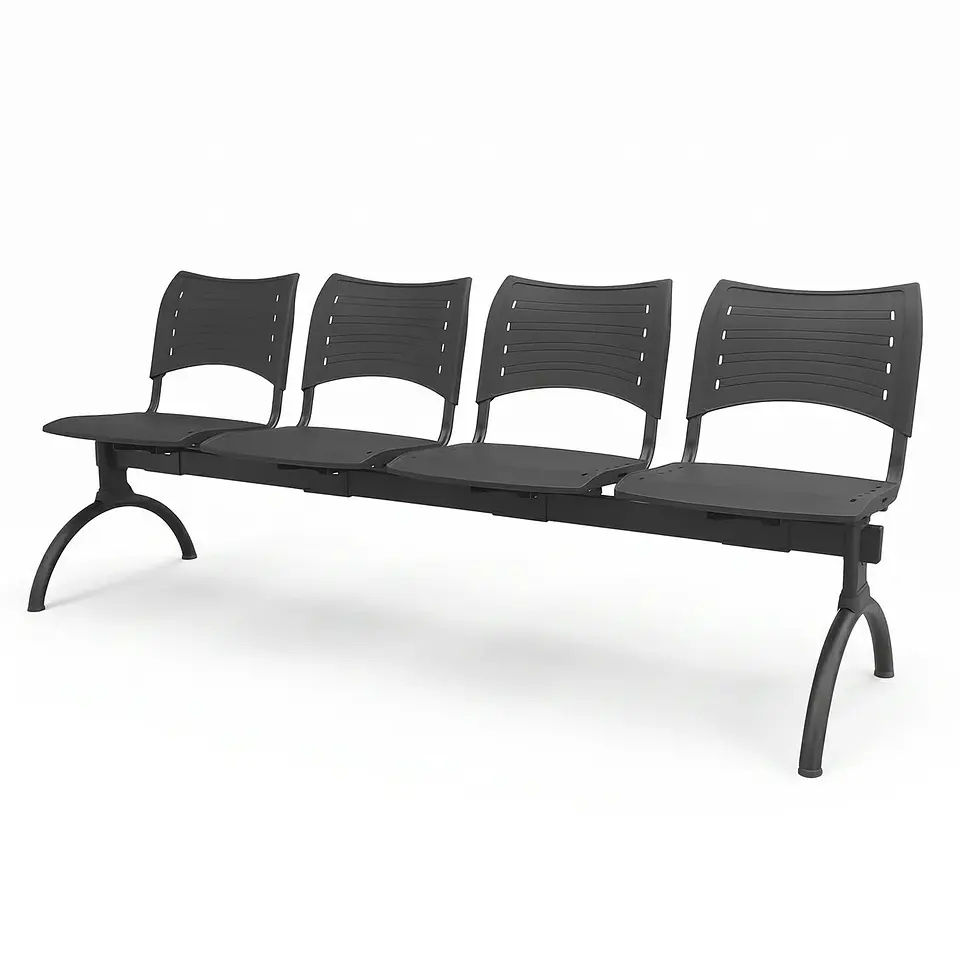 Banqueta ISO Smart Luna 4 Puestos Negro 1