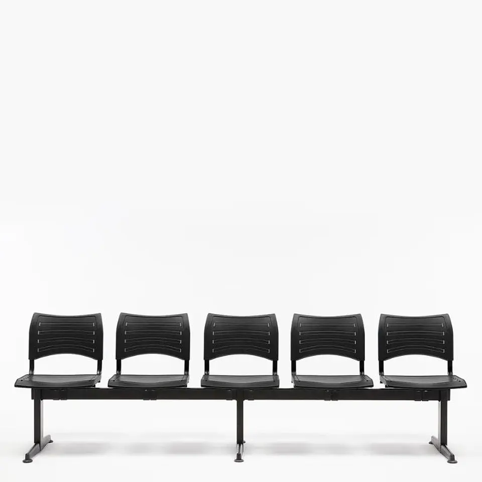 Banqueta ISO Smart Luna 5 Puestos Negro 1