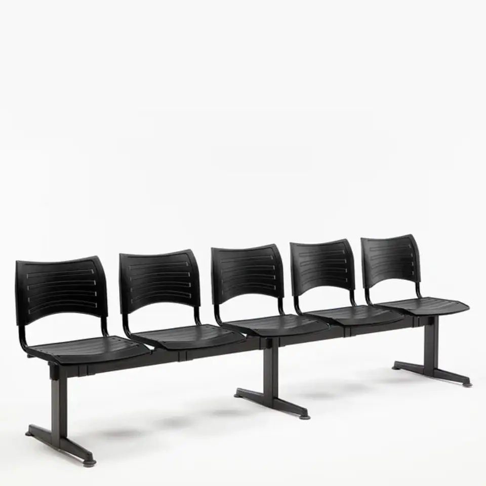 Banqueta ISO Smart Luna 5 Puestos Negro 3