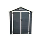 Bodega Jardin Plastico 6X4,4 Gris Oscuro 2.44m2 - Miniatura 4