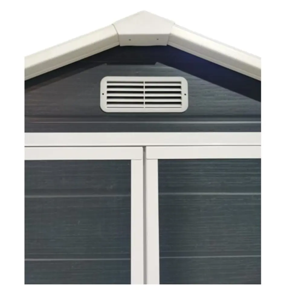 Bodega Jardin Plastico 6X4,4 Gris Oscuro 2.44m2 2