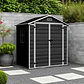 Bodega Jardin Plastico 6X4,4 Gris Oscuro 2.44m2 - Miniatura 1