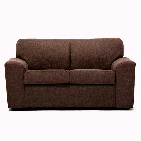 Sofá Cabsur Milan 2 Cuerpos Chenille Chocolate | Abc